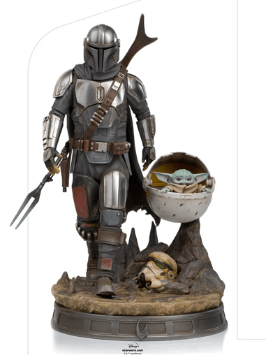 Iron Studios The Mandalorian and The Child Legacy Replica 1/4 - The Mandalorian