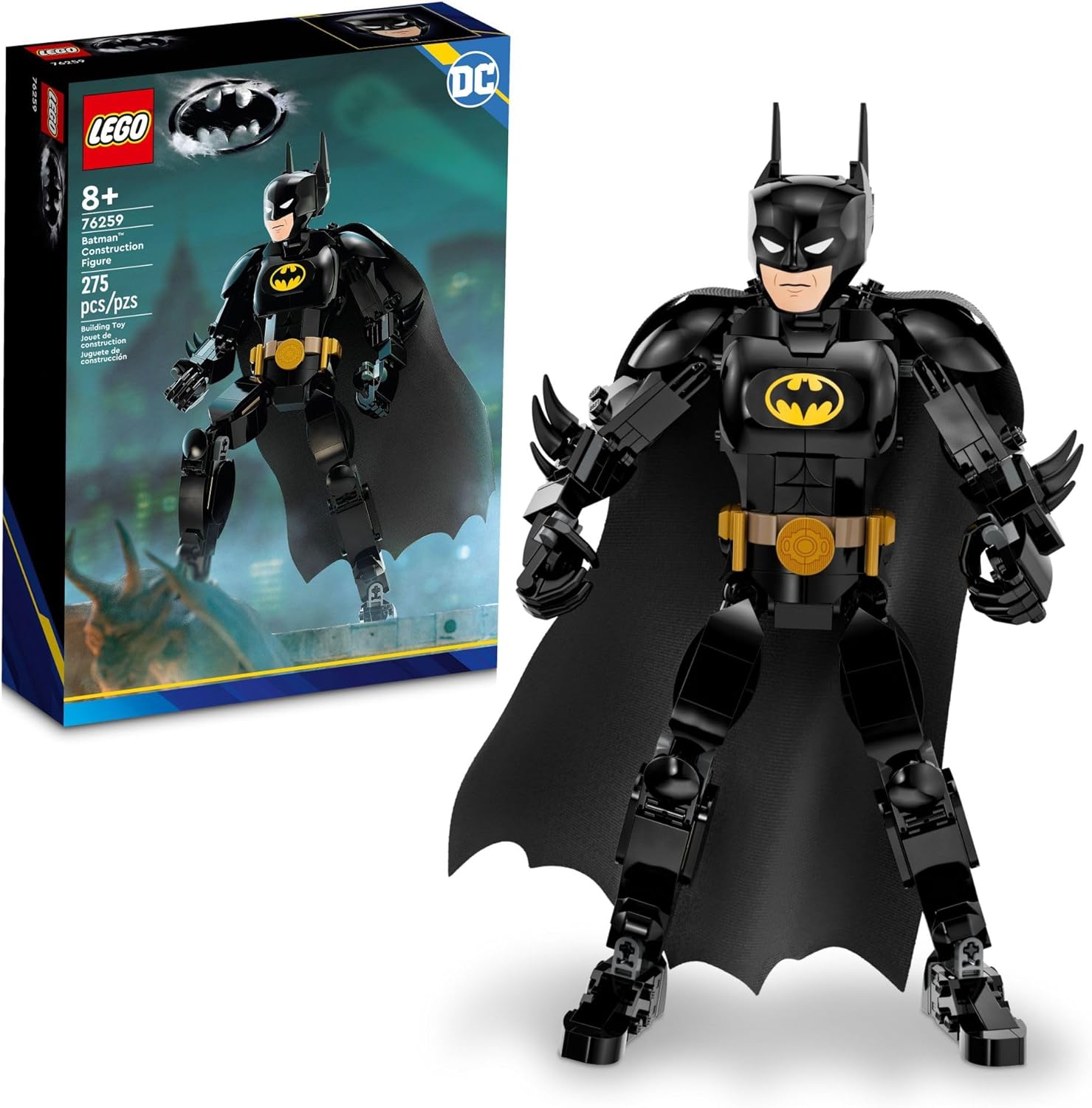 LEGO Set Super Heroes DC 76259 Figura de Construçao de Batman 275 peças