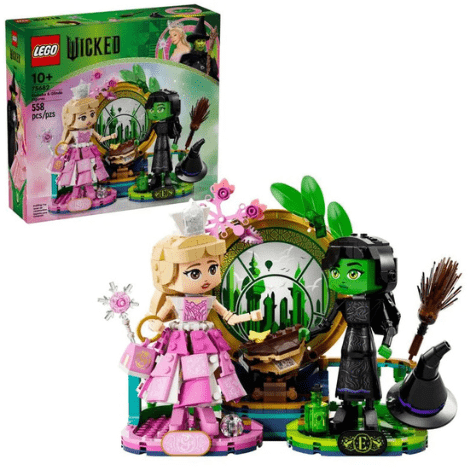 Wicked - Figuras de Elphaba e Glinda