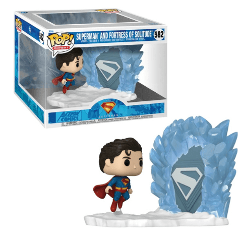 Boneco Funko Pop! Moment DC Superman: Legacy - Superman e Fortaleza da Solidão
