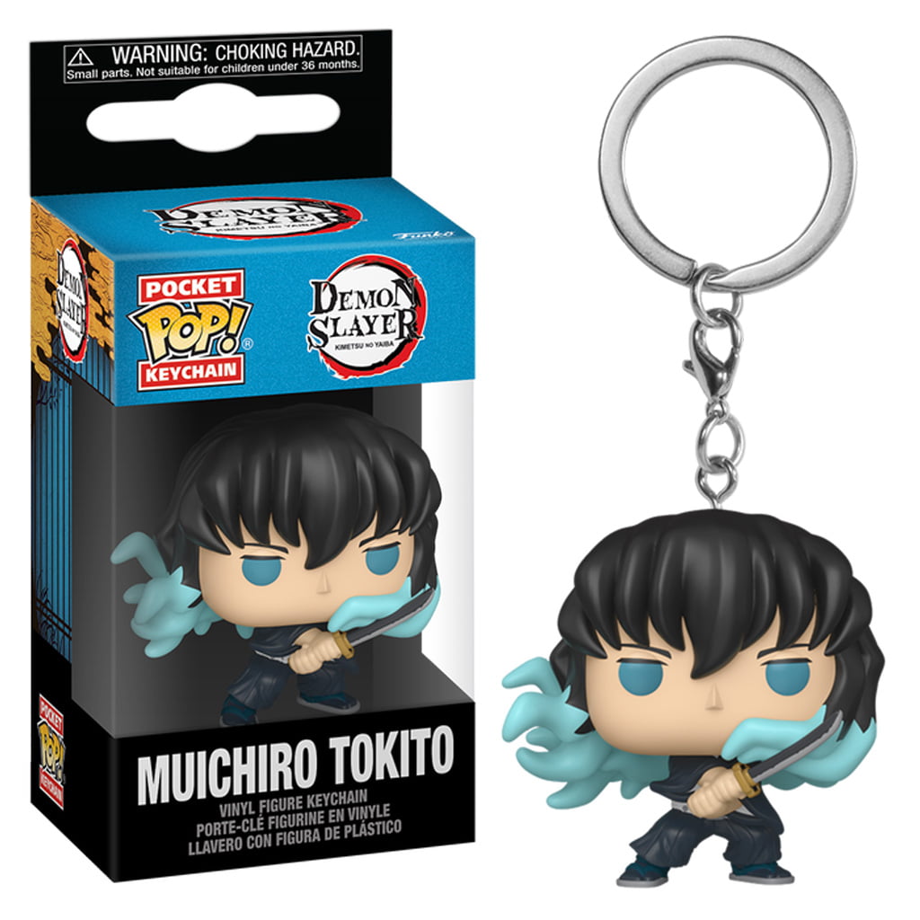 CHAVEIRO FUNKO POP KEYCHAIN DEMON SLAYER: KIMETSU NO YAIBA EXCLUSIVE - MUICHIRO TOKITO 