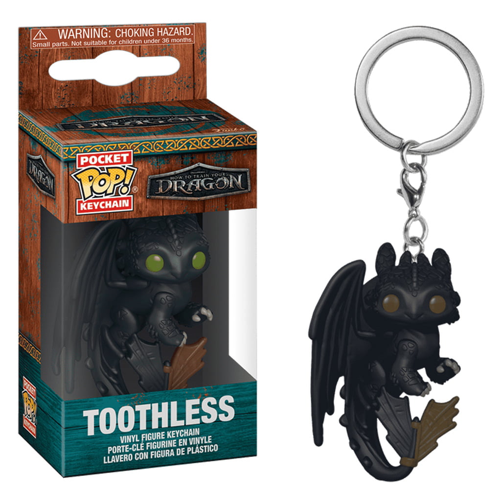 CHAVEIRO FUNKO POP KEYCHAIN COMO TREINAR SEU DRAGÃO - TOOTHLESS BANGUELA 