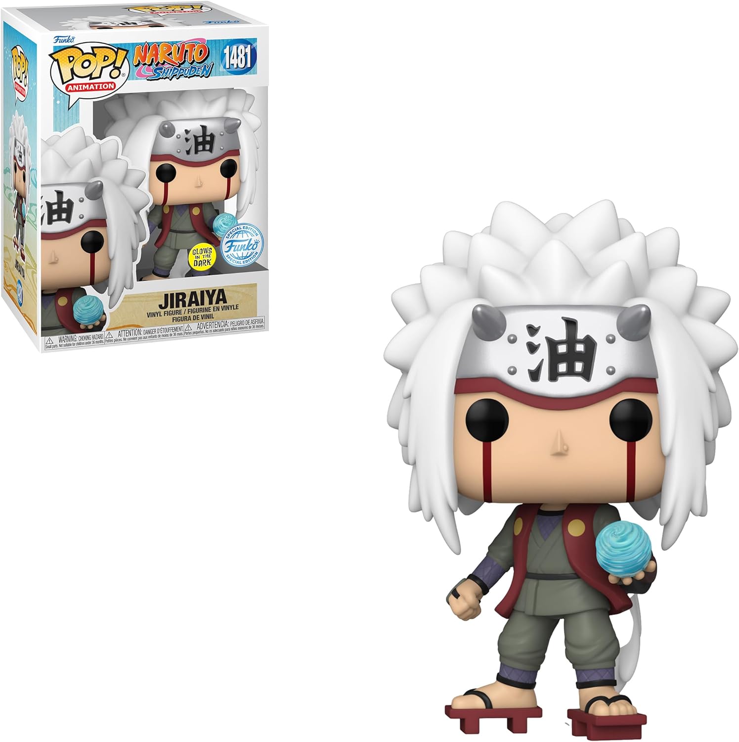 Funko 1481 Jiraiya With Rasengan (Glow) Naruto Shippuden