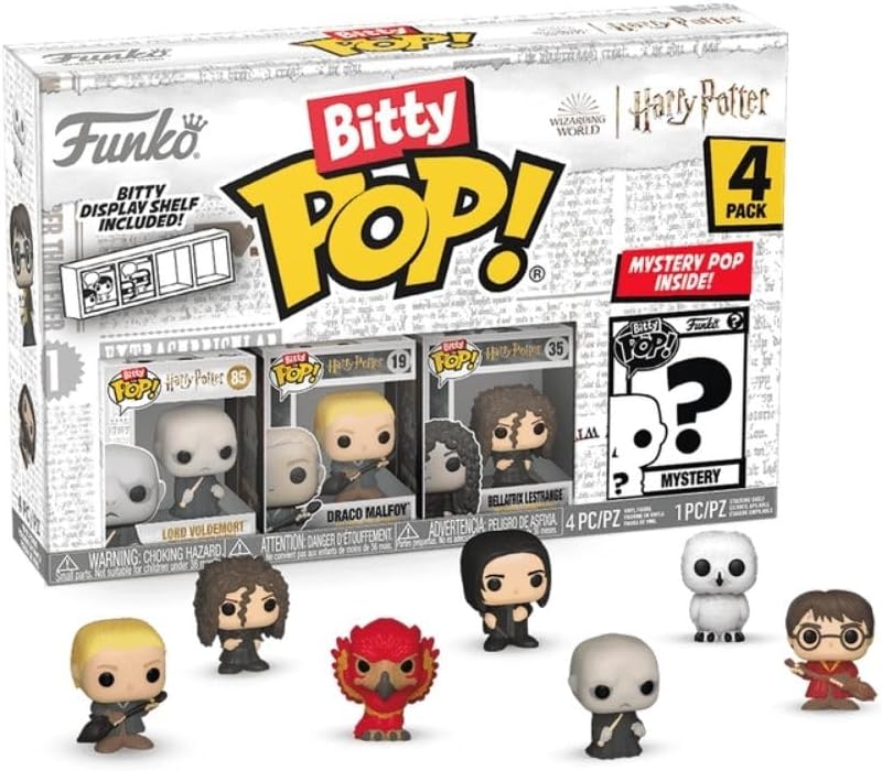 funko bitty harry potter - VOLDEMORT  & draco & bellatrix 