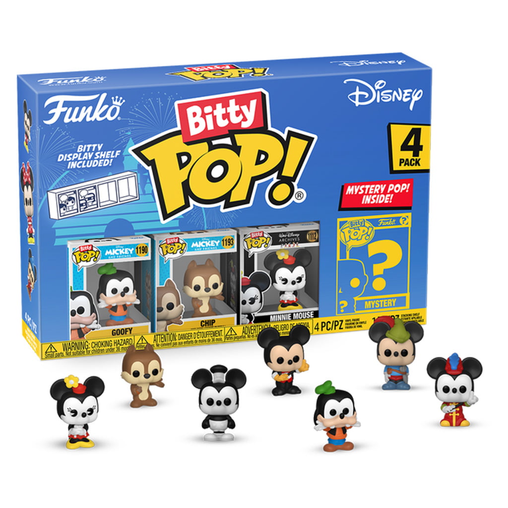 FUNKO BITTY POP DISNEY GOOFY ( PATETA ) 4-PACK