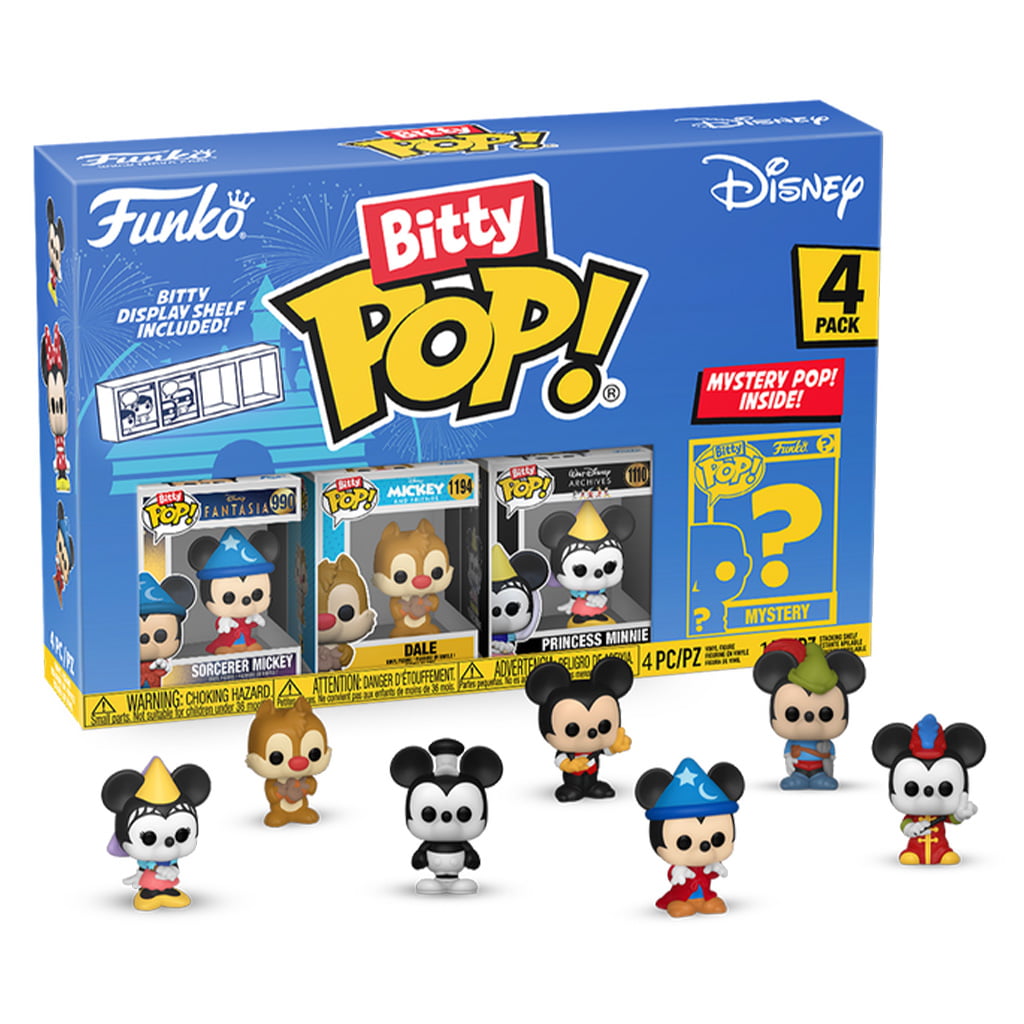 FUNKO BITTY POP DISNEY MICKEY AND FRIENDS - SORCERER MICKEY 4-PACK