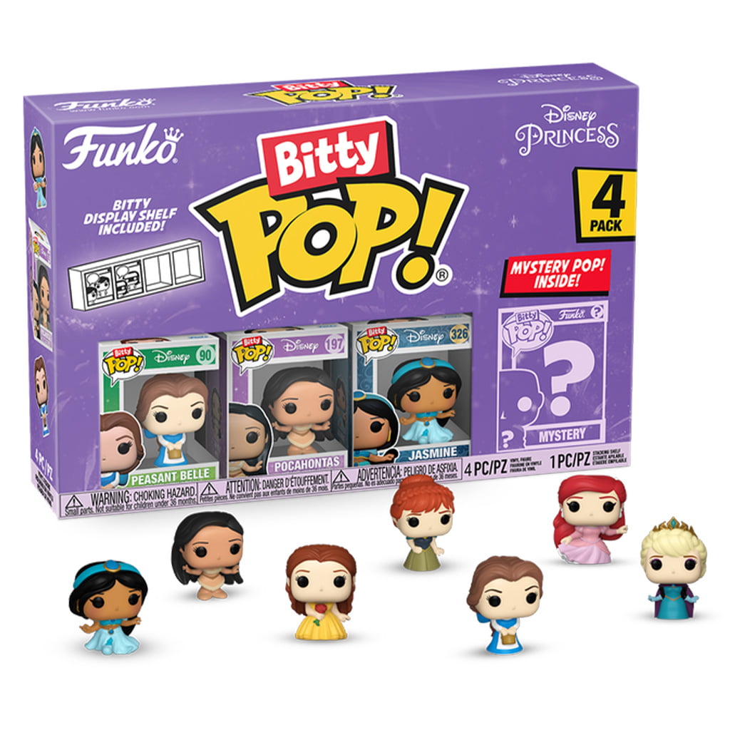 FUNKO BITTY POP DISNEY - PRINCESS BELLE ( bela ) 4-PACK