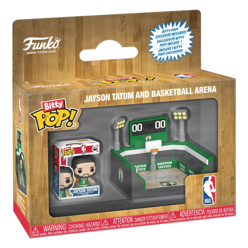 FUNKO BITTY POP TOWNS NBA - JAYSON TATUM AND BASKETBALL ARENA