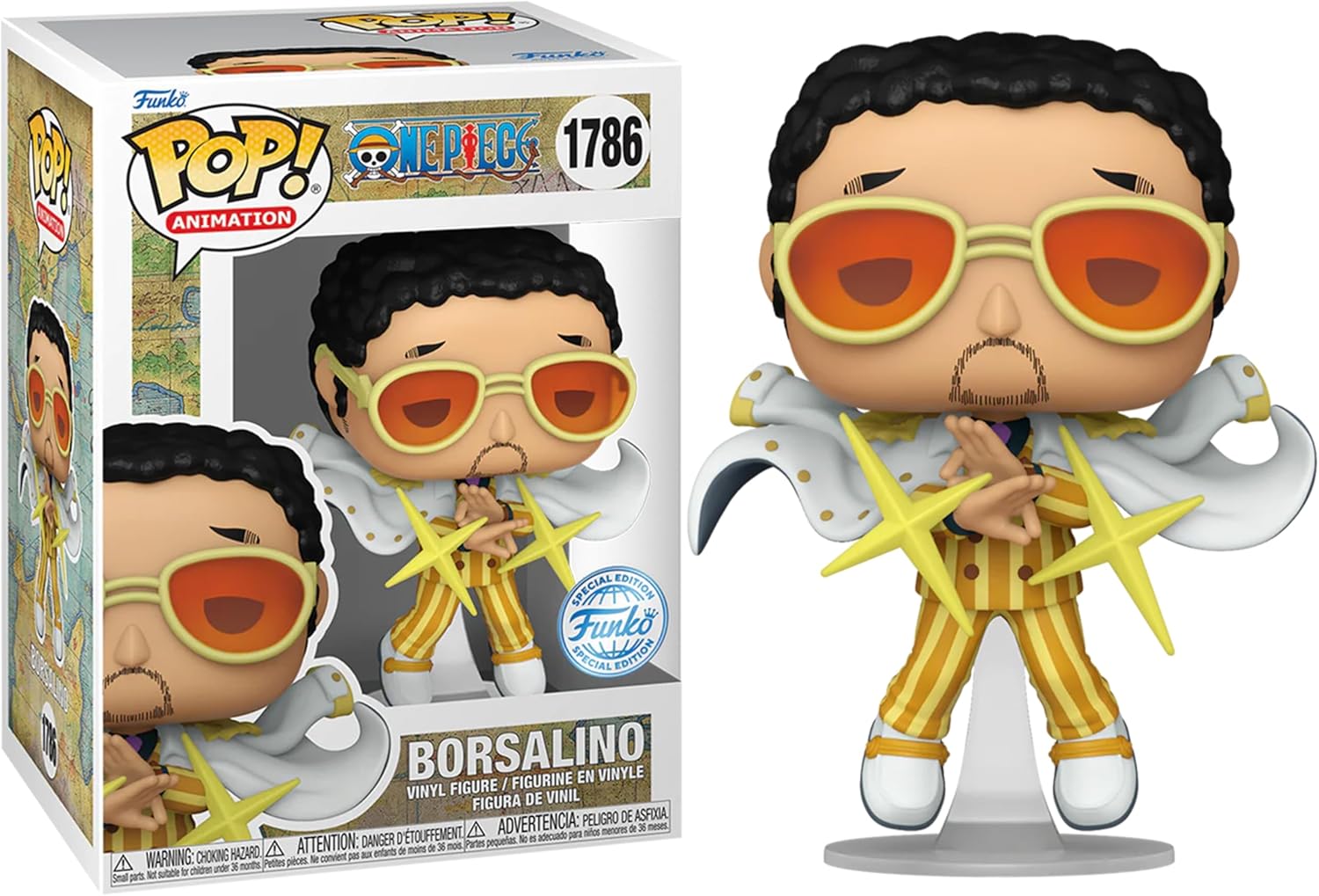 Funko Pop! Animation 1786 One Piece Admiral Kizaru Borsalino Special Edition