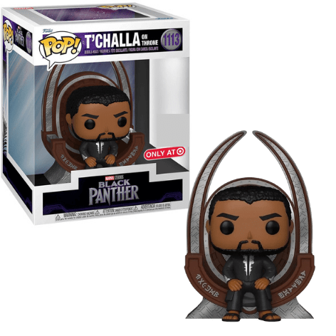 FUNKO POP DELUXE MARVEL BLACK PANTHER EXCLUSIVE - T'CHALLA ON THRONE 1113