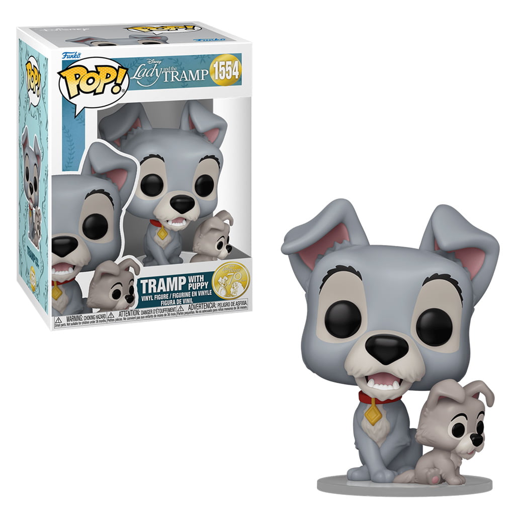 FUNKO POP DISNEY LADY AND THE TRAMP - TRAMP WITH PUPPY 1554 (VAGABUNDO)