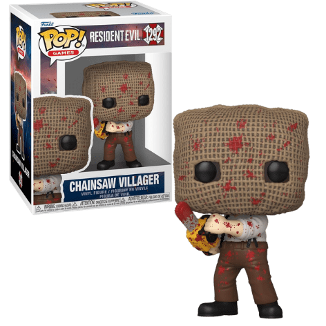FUNKO POP GAMES RESIDENT EVIL - CHAINSAW VILLAGER 1292 (CARA DA MOTOSERRA)