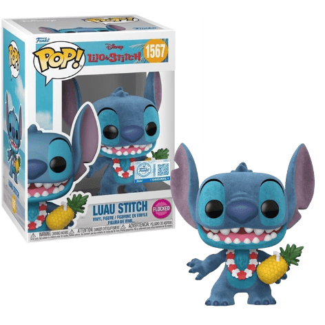 Funko Pop Luau Stitch 1567 (Flocked) (Lilo & Stitch)