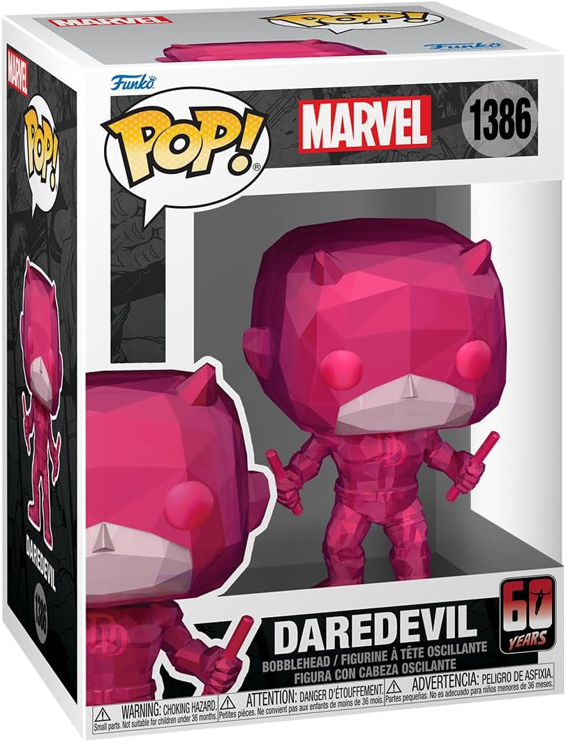 Funko Pop Marvel: Daredevil 60º aniversário - Demolidor - (faceta)