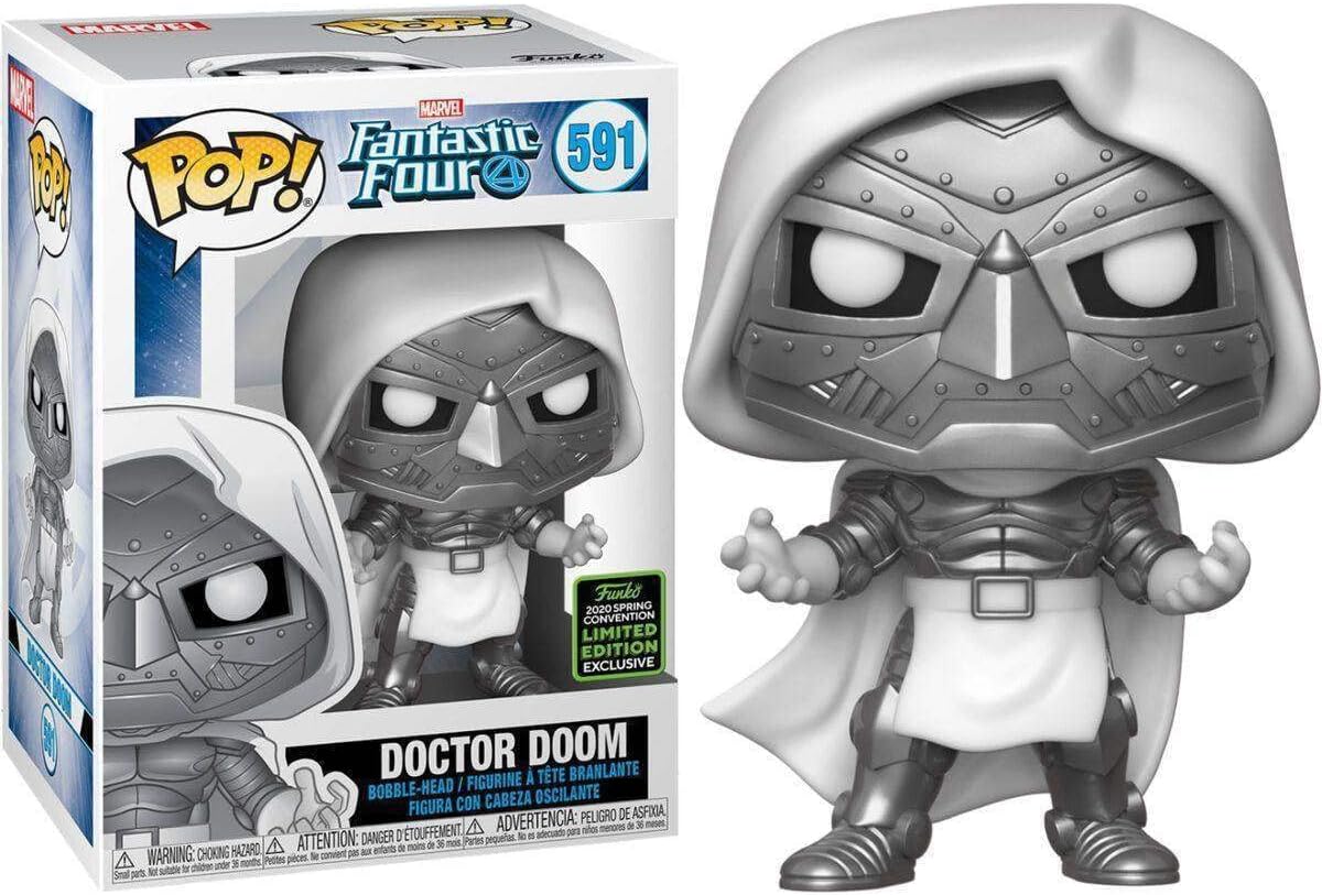 Funko Pop Marvel: Fantastic Four - Doctor Doom #591 Exclusivo