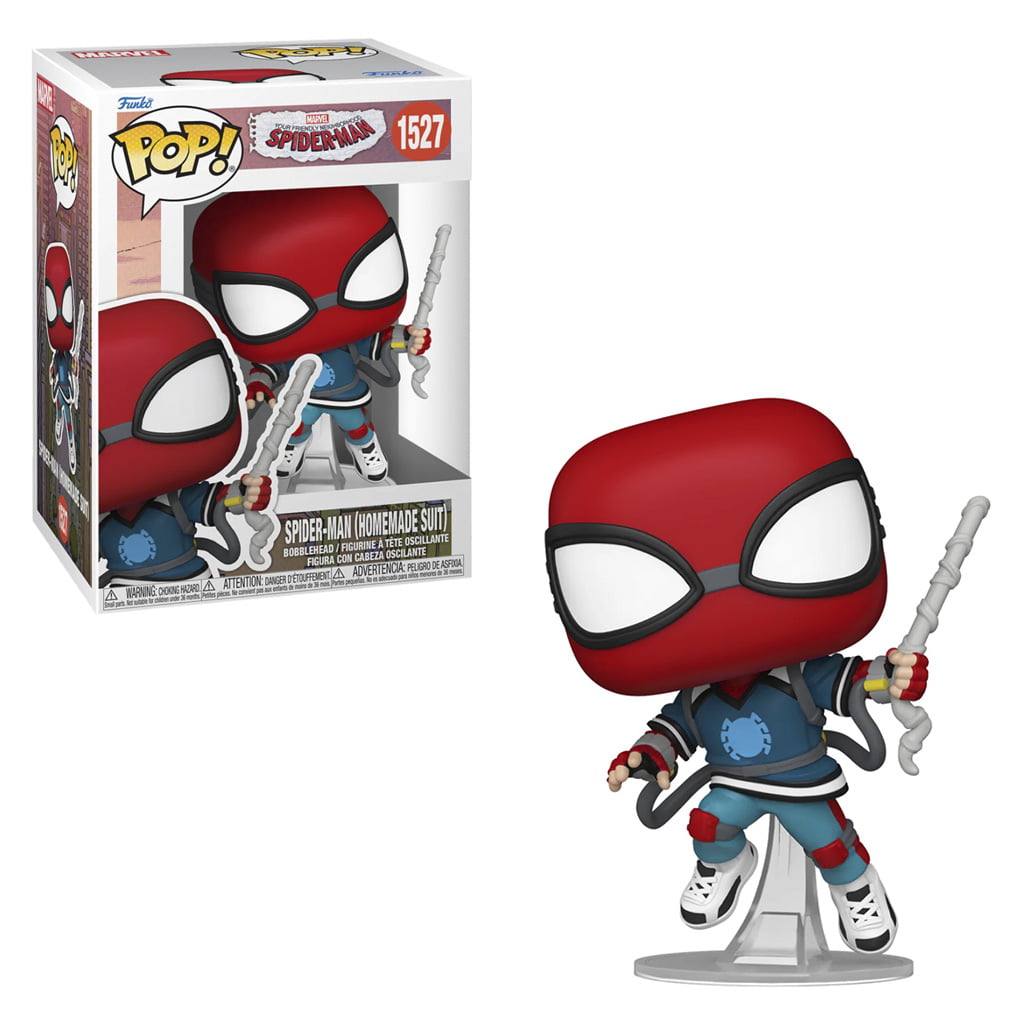 FUNKO POP MARVEL YOUR FRIENDLY NEIGHBORHOOD SPIDER-MAN - SPIDER-MAN (HOMEMADE SUIT) (HOMEM ARANHA) 1527