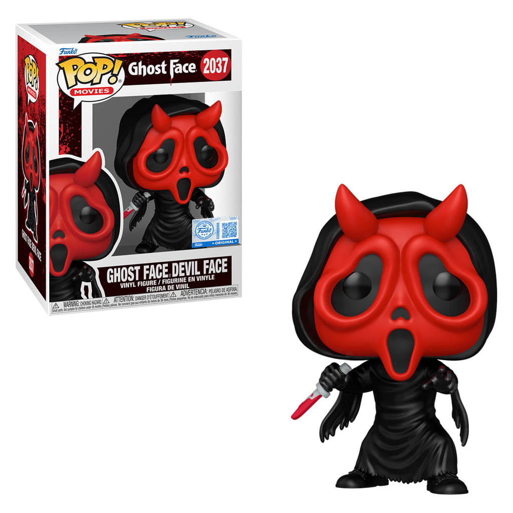 FUNKO POP MOVIES GHOST FACE EXCLUSIVE - GHOST FACE DEVIL FACE 2037