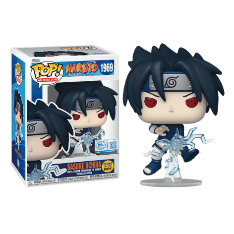 Funko Pop! Naruto Shippuden - Sasuke Uchiha Special Glow in The Dark - 1969