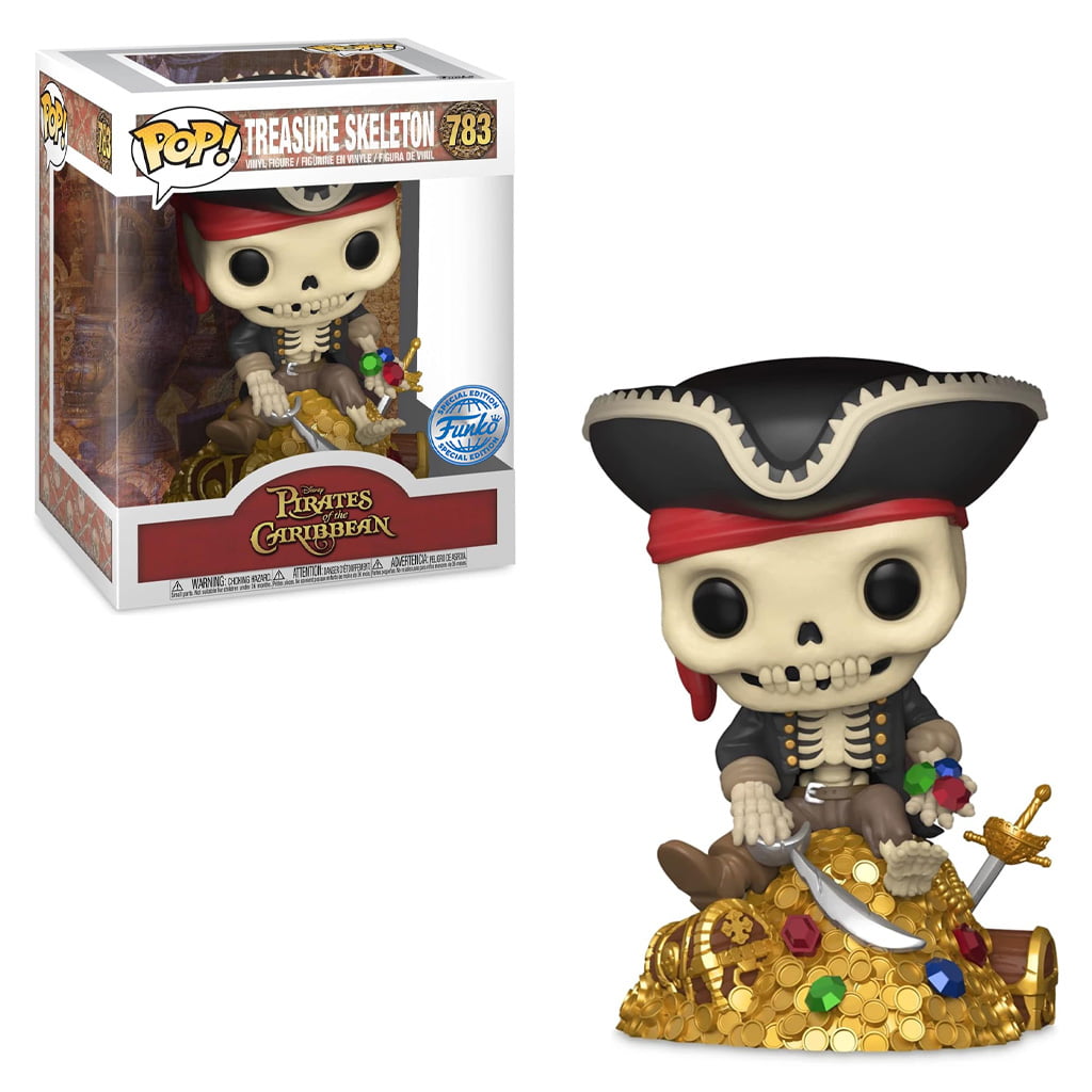 FUNKO POP PIRATAS DO CARIBE EXCLUSIVE - TREASURE SKELETON 783