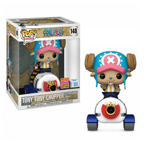 Funko Pop! Rides Deluxe Exclusivo SDCC One Piece Chopper With Brachio Tank V