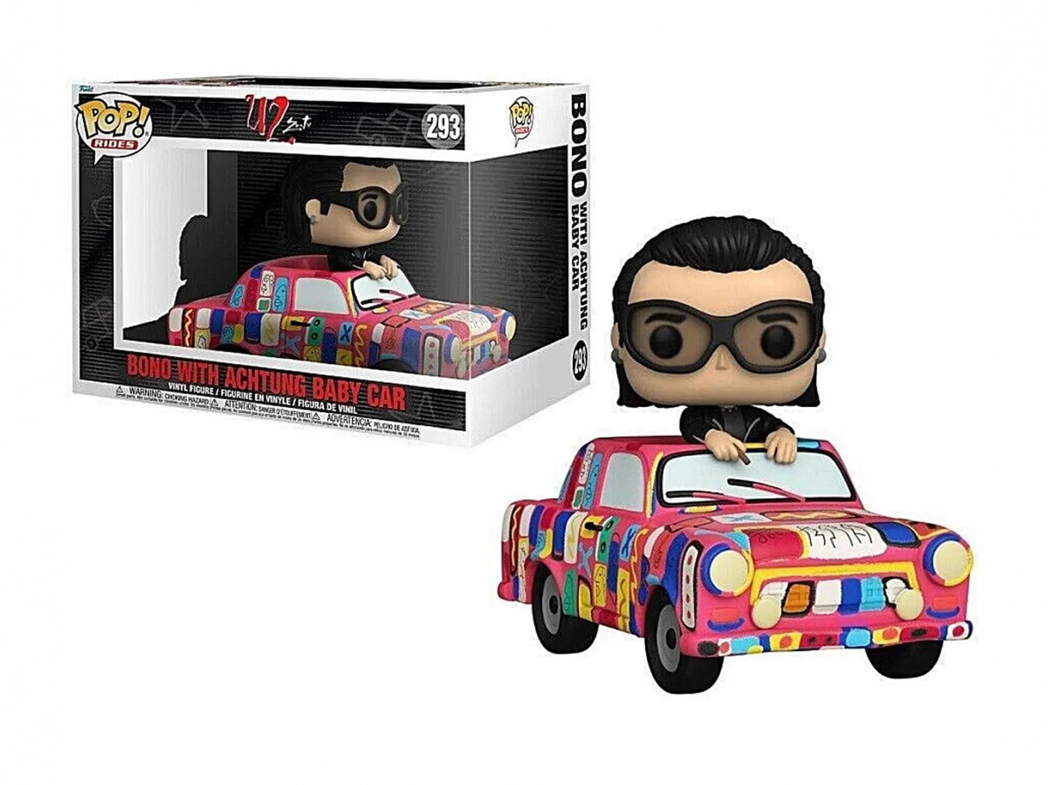 Funko Pop Rocks - U2 - Bono w/ Achtung Baby Car 293