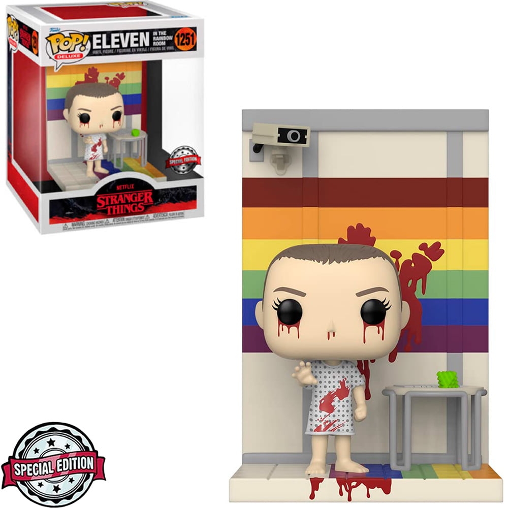 Funko Pop Stranger Things Exclusive - Eleven in the Rainbow Room 1251 ( DELUXE)