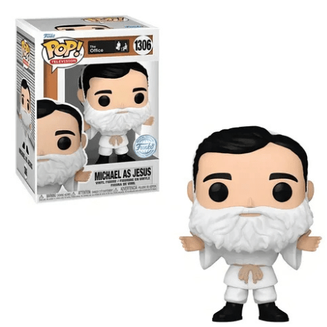 FUNKO POP TELEVISION THE OFFICE EXCLUSIVE - MICHAEL AS JESUS 1306