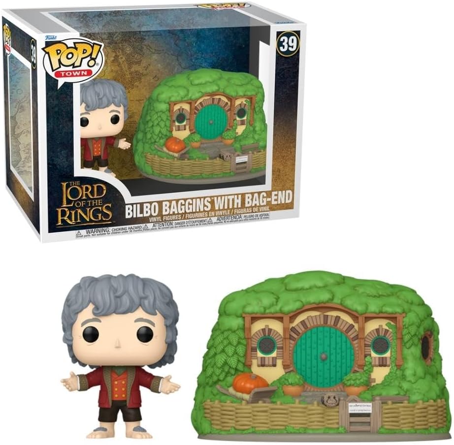 Funko Pop! Town - O Senhor dos Anéis - Bilbo Bolseiro