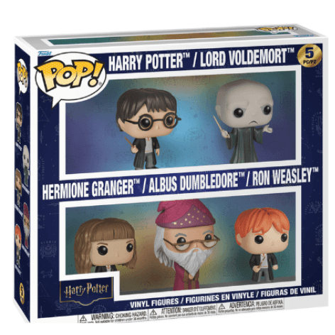 Kit 5 Bonecos Funko Pop! Harry Potter