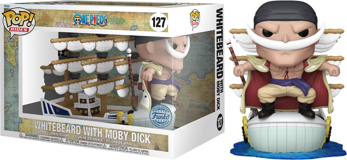 One Piece Pop! Rides Deluxe Barba Branca com Moby Dick 127