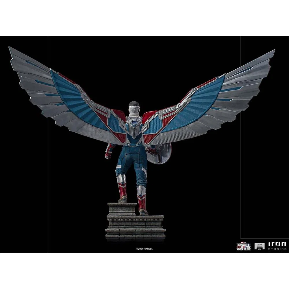 Estátua Captain America Sam Wilson (Complete) - The Falcon and the Winter Soldier - Legacy Replica 1/4 - Iron Studios