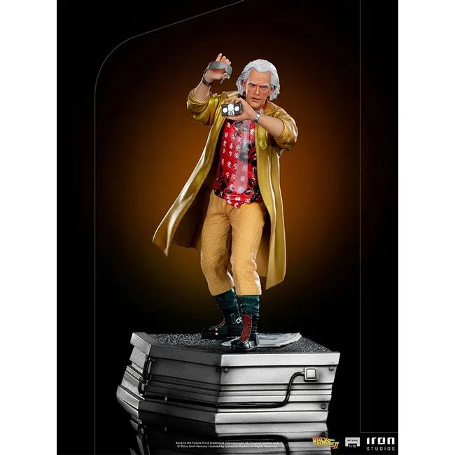 Estátua Doc Brown - Back To The Future II - Art Scale 1/10 - Iron Studios 