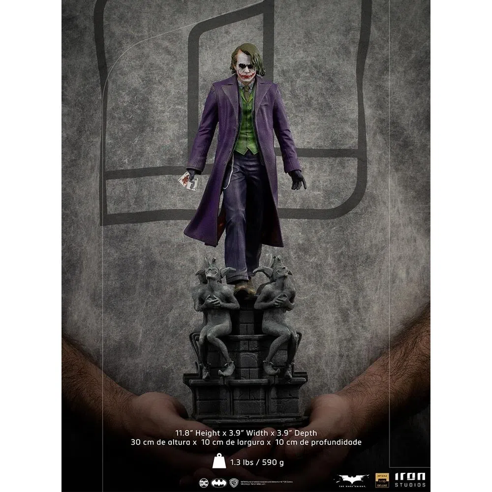 Estátua The Joker - Batman The Dark Knight - Art Scale 1/10 - Iron Studios