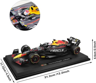 Bburago 1:18 Race Oracle Red Bull Racing RB19 (2023) w/Driver - MAX VERSTAPPEN