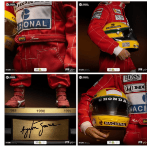 Estátua Ayrton Senna Legacy 1/4 Iron Studios - edição limitada 