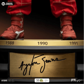 Estátua Ayrton Senna Legacy 1/4 Iron Studios - edição limitada 