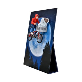 ELLIOT AND E.T. ON BICYCLE - 7" SCALE ACTION FIGURE - E.T. 40TH ANNIVERSARY - NECA