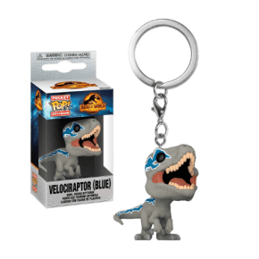 CHAVEIRO FUNKO POCKET POP KEYCHAIN JURASSIC WORLD DOMINION - VELOCIRAPTOR BLUE