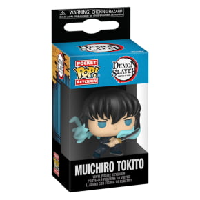CHAVEIRO FUNKO POP KEYCHAIN DEMON SLAYER: KIMETSU NO YAIBA EXCLUSIVE - MUICHIRO TOKITO 