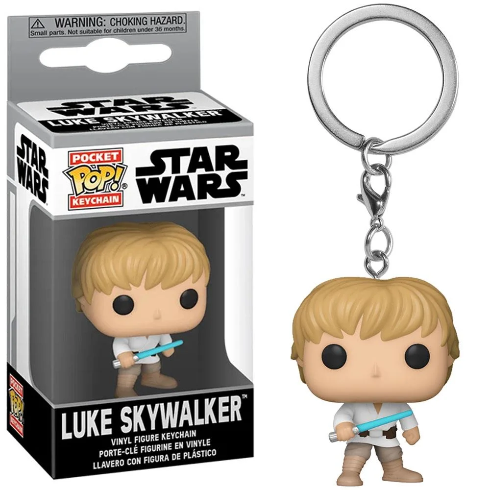 Chaveiro Funko Pocket Keychain – Star Wars Luke Skywalker