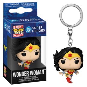 CHAVEIRO FUNKO POP KEYCHAIN DC SUPER HEROES - WONDER WOMAN