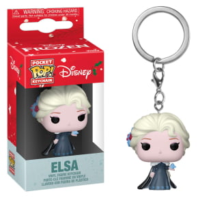 CHAVEIRO FUNKO POP KEYCHAIN DISNEY HOLIDAY - ELSA
