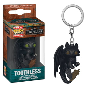CHAVEIRO FUNKO POP KEYCHAIN COMO TREINAR SEU DRAGÃO - TOOTHLESS BANGUELA 