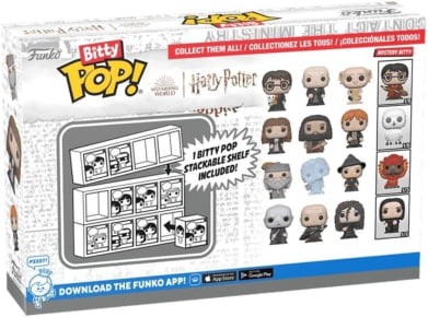 funko bitty harry potter - VOLDEMORT  & draco & bellatrix 