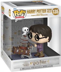 Funko POP  Harry Potter 20th Anniversary - Harry Pushing Trolley 135 ( Deluxe )