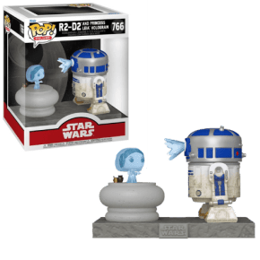  Funko Pop Deluxe: R2-D2 with Leia - Star Wars
