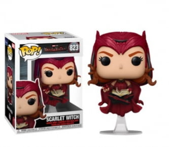 Funko POP! Marvel: WandaVision Scarlet Witch (FEITICEIRA ESCARLATE) 823