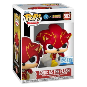 FUNKO POP HEROES DC X SONIC THE HEDGEHOG EXCLUSIVE - SONIC AS THE FLASH 593