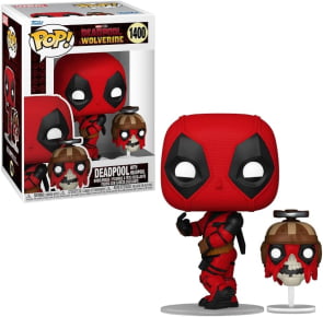 FUNKO POP MARVEL - Deadpool & Wolverine - Deadpool com Headpool 1400