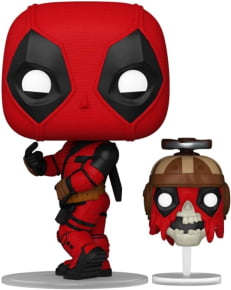 FUNKO POP MARVEL - Deadpool & Wolverine - Deadpool com Headpool 1400